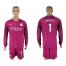 Manchester City #1 C.Bravo Away Long Sleeves Soccer Club Jersey