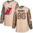 Adidas New Jersey Devils #86 Jack Hughes Camo Authentic 2017 Veterans Day Stitched NHL Jersey
