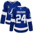 Adidas Tampa Bay Lightning #24 Zach Bogosian Blue 2022 Stanley Cup Final Patch Womens Home Authentic Stitched NHL Jersey Womens