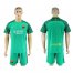 Barcelona Blank Green Goalkeeper Soccer Club Jersey