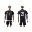 Argentina #21 Pastore Away Soccer Country Jersey