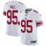 Nike New York Giants #95 B.J. Hill White Mens Stitched NFL Vapor Untouchable Limited Jersey