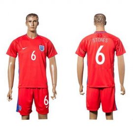 England #6 Stones Away Soccer Country Jersey