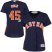 Houston Astros #45 Gerrit Cole Navy Blue Alternate Womens Stitched MLB Jersey