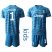 Juventus #1 Szczesny Light Blue Goalkeeper Kid Soccer Club Jersey