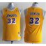 Kids Los Angeles Lakers 32 Johnson Yellow Throwback NBA Jerseys Cheap
