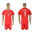 Mexico #1 CORONA Red Goalkeeper 2018 FIFA World Cup Soccer Jersey