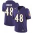 Nike Baltimore Ravens #48 Patrick Queen Purple Team Color Mens Stitched NFL Vapor Untouchable Limited Jersey