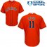 Houston Astros #11 Evan Gattis Orange Cool Base Stitched Youth MLB Jersey