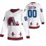 Colorado Avalanche Custom White Mens Adidas 2020-21 Alternate Authentic Player NHL Jersey
