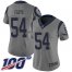 Nike Los Angeles Rams #54 Leonard Floyd Gray Womens Stitched NFL Limited Inverted Legend 100th Season Jersey