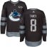 Adidas Vancouver Canucks #8 Christopher Tanev Black 1917-2017 100th Anniversary Stitched NHL Jersey
