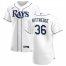 Tampa Bay Rays #36 Andrew Kittredge Mens Nike White Home 2020 Authentic Player MLB Jersey