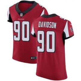 Nike Atlanta Falcons #90 Marlon Davidson Red Team Color Mens Stitched NFL Vapor Untouchable Elite Jersey