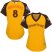 Kansas City Royals #8 Mike Moustakas Gold 2016 All-Star American League Womens Stitched MLB Jersey