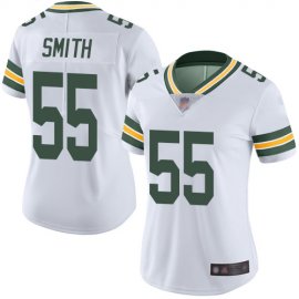 Nike Green Bay Packers #55 ZaDarius Smith White Womens Stitched NFL Vapor Untouchable Limited Jersey