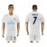 Real Madrid #7 Ronaldo White Home Soccer Club Jersey