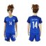 Womens France #14 Matuidi Home Soccer Country Jersey