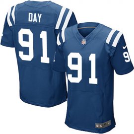 Nike Indianapolis Colts #91 Sheldon Day Royal Blue Team Color Mens Stitched NFL Vapor Untouchable Elite Jersey