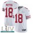 Nike San Francisco 49ers #18 Dante Pettis White Super Bowl LIV 2020 Mens Stitched NFL Vapor Untouchable Limited Jersey