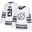Adidas Tampa Bay Lightning #21 Brayden Point White 2019 All-Star Game Parley Authentic Stitched NHL Jersey