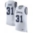 Nike Dallas Cowboys #31 Trevon Diggs White Mens Stitched NFL Limited Rush Tank Top Jersey