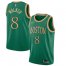 Mens Nike Boston Celtics #8 Kemba Walker Green Basketball Swingman City Edition 2019 20 Jersey