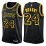 Nike Los Angeles Lakers #24 Kobe Bryant Black NBA Swingman City Edition Jersey
