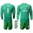 Arsenal #1 Leno Green Long Sleeves Kid Soccer Club Jersey