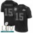 Kansas City Chiefs #15 Patrick Mahomes Mens Nike Black Super Bowl LIV 2020 2019 Salute to Service Limited Stitched NFL Jersey