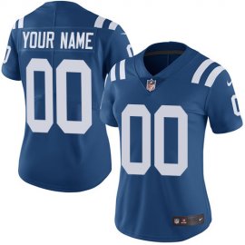 Nike Indianapolis Colts Customized Royal Blue Team Color Stitched Vapor Untouchable Limited Womens NFL Jersey