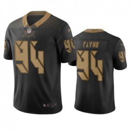 Washington Football Team #94 Da Ron Payne Black Vapor Limited City Edition NFL Jersey