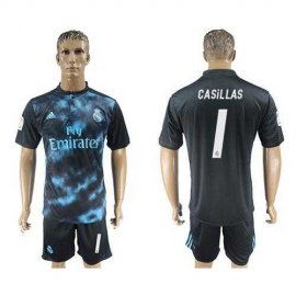 Real Madrid #1 Casillas Away Soccer Club Jersey