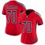 Nike Tennessee Titans #70 Ty Sambrailo Red Womens Stitched NFL Limited Inverted Legend Jersey