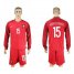 Portugal #15 Andre Gomes Home Long Sleeves Soccer Country Jersey