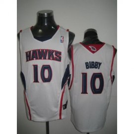 Atlanta Hawks 10 BIBBY white jerseys Cheap