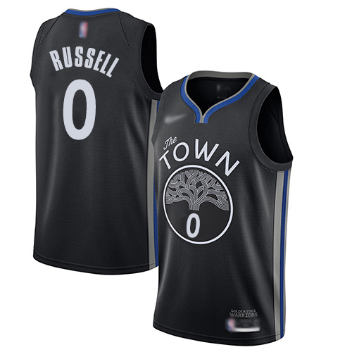 Warriors #0 DAngelo Russell Black Basketball Swingman City Edition 2019/20 Jersey Warriors #0 DAngelo Russell Black Basketball Swingman City Edition 2019/20 Jersey