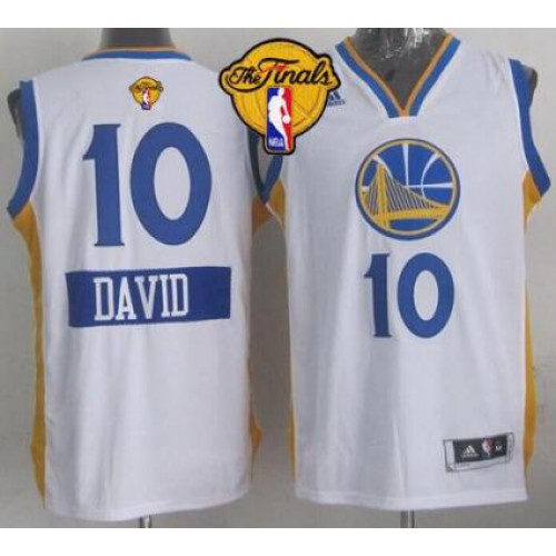 Warriors #10 David Lee White 2014-15 Christmas Day The Finals Patch Stitched NBA Jersey Warriors #10 David Lee White 2014-15 Christmas Day The Finals Patch Stitched NBA Jersey