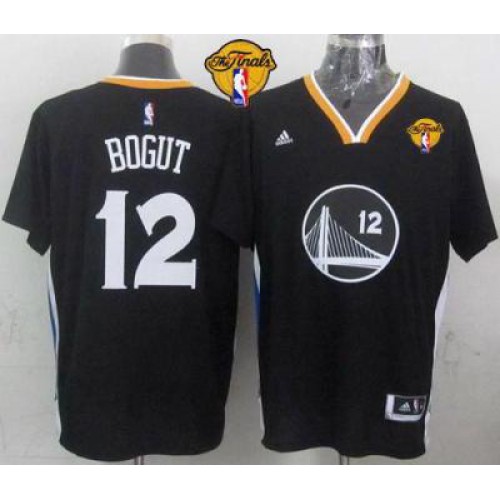 Warriors #12 Andrew Bogut Black New Alternate The Finals Patch Stitched NBA Jersey Warriors #12 Andrew Bogut Black New Alternate The Finals Patch Stitched NBA Jersey
