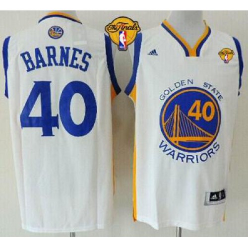Warriors #40 Harrison Barnes White The Finals Patch Stitched Revolution 30 NBA Jersey Warriors #40 Harrison Barnes White The Finals Patch Stitched Revolution 30 NBA Jersey
