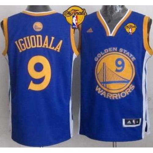 Warriors #9 Andre Iguodala Blue The Finals Patch Stitched Revolution 30 NBA Jersey Warriors #9 Andre Iguodala Blue The Finals Patch Stitched Revolution 30 NBA Jersey