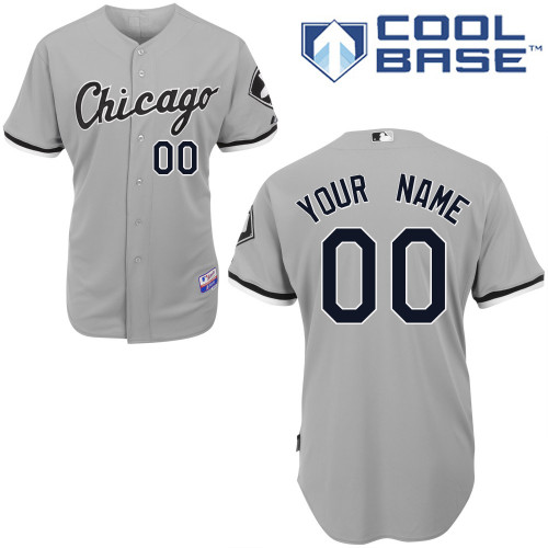 White Sox Personalized Authentic Grey MLB Jersey (S-3XL) White Sox Personalized Authentic Grey MLB Jersey (S-3XL)