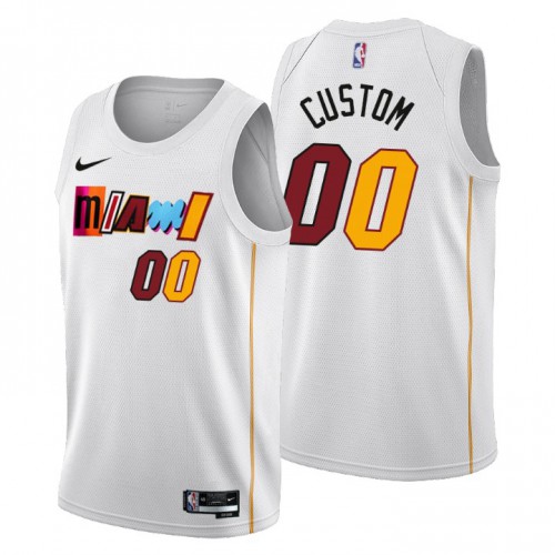 Nike Heat Custom Mens 2022-23 City Edition NBA Jersey – Cherry Blossom White Nike Heat Custom Mens 2022-23 City Edition NBA Jersey – Cherry Blossom White