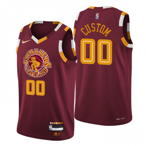 Cleveland Cavaliers Custom Mens Nike Wine 2021/22 Swingman NBA Jersey – City Edition Cleveland Cavaliers Custom Mens Nike Wine 2021/22 Swingman NBA Jersey – City Edition