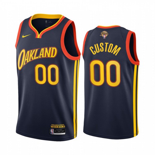 Nike Warriors Custom Navy Swingman 2022 NBA Finals City Edition Jersey Nike Warriors Custom Navy Swingman 2022 NBA Finals City Edition Jersey
