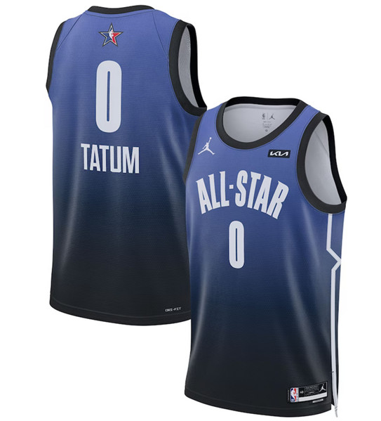Mens 2023 All-Star #0 Jayson Tatum Blue Game Swingman Stitched Basketball Jersey Mens 2023 All-Star #0 Jayson Tatum Blue Game Swingman Stitched Basketball Jersey