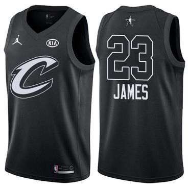 Cavaliers 23 LeBron James Jordan Brand Black 2018 All-Star Game Swingman Jersey Cavaliers 23 LeBron James Jordan Brand Black 2018 All-Star Game Swingman Jersey