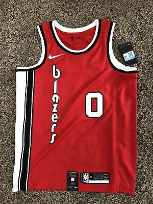 Damian Lillard Portland Trail Blazers Throwback Jersey Damian Lillard Portland Trail Blazers Throwback Jersey