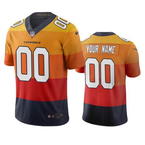 Arizona Cardinals Custom Sunset Orange Vapor Limited City Edition NFL Jersey Arizona Cardinals Custom Sunset Orange Vapor Limited City Edition NFL Jersey