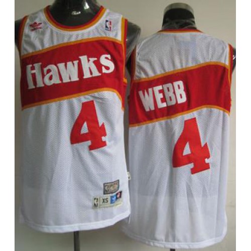 Atlanta Hawks 4 Spud Webb White Soul Jersey Cheap Atlanta Hawks 4 Spud Webb White Soul Jersey Cheap